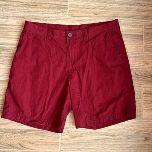 Columbia Maroon Shorts